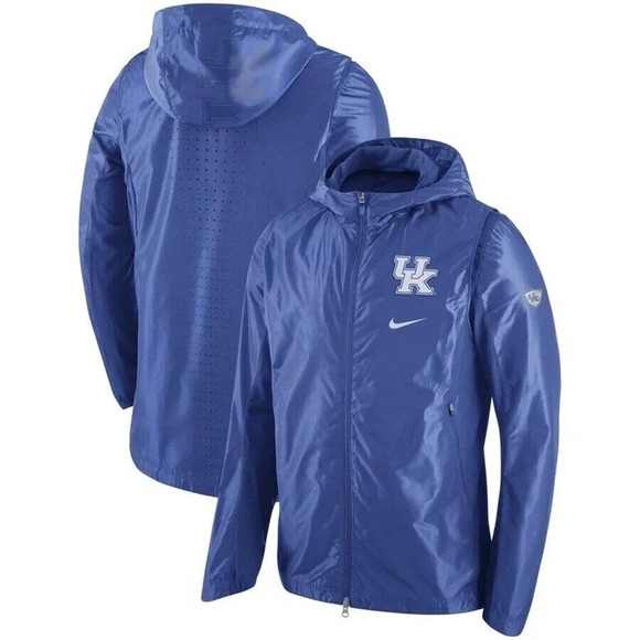 Kentucky Wildcats Nike Hyper Elite On-Court Basketball Full-Zip Hooded Jacket~ S - Picture 1 of 15